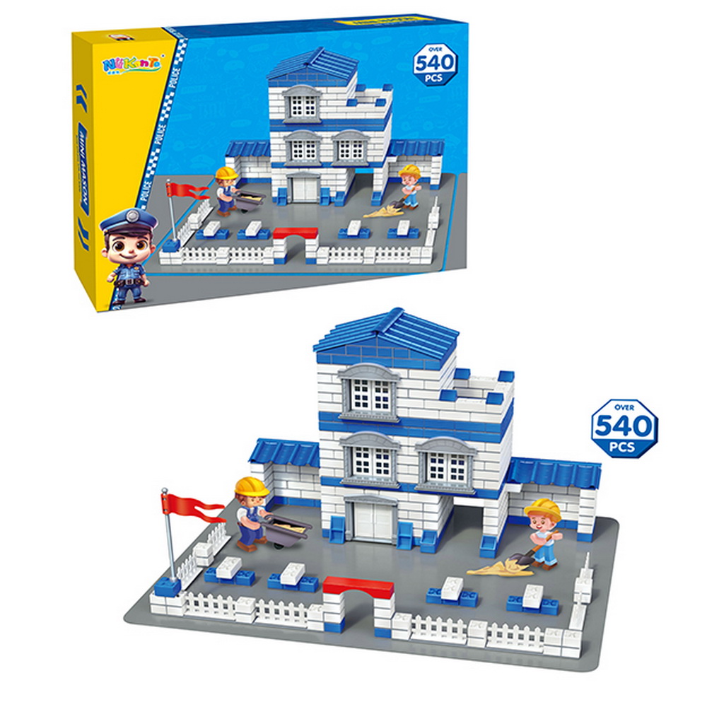 BLOQUES PARA ARMAR ESTACION POLICIA 540 PCS.